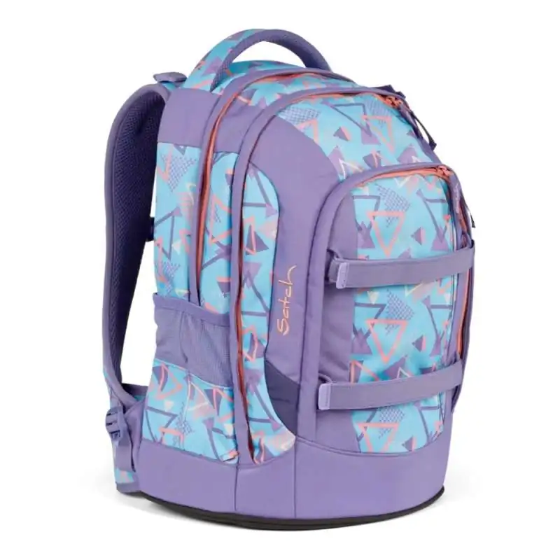 SATCH Schulrucksack pack 80s Dance Vorderansicht seitlich