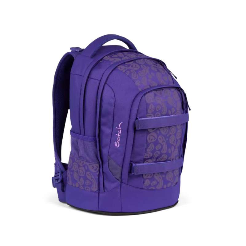 SATCH Schulrucksack pack - Bright Faces hinten links