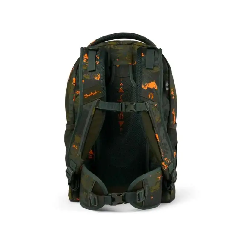 SATCH Schulrucksack pack - Jurassic Jungle hinten