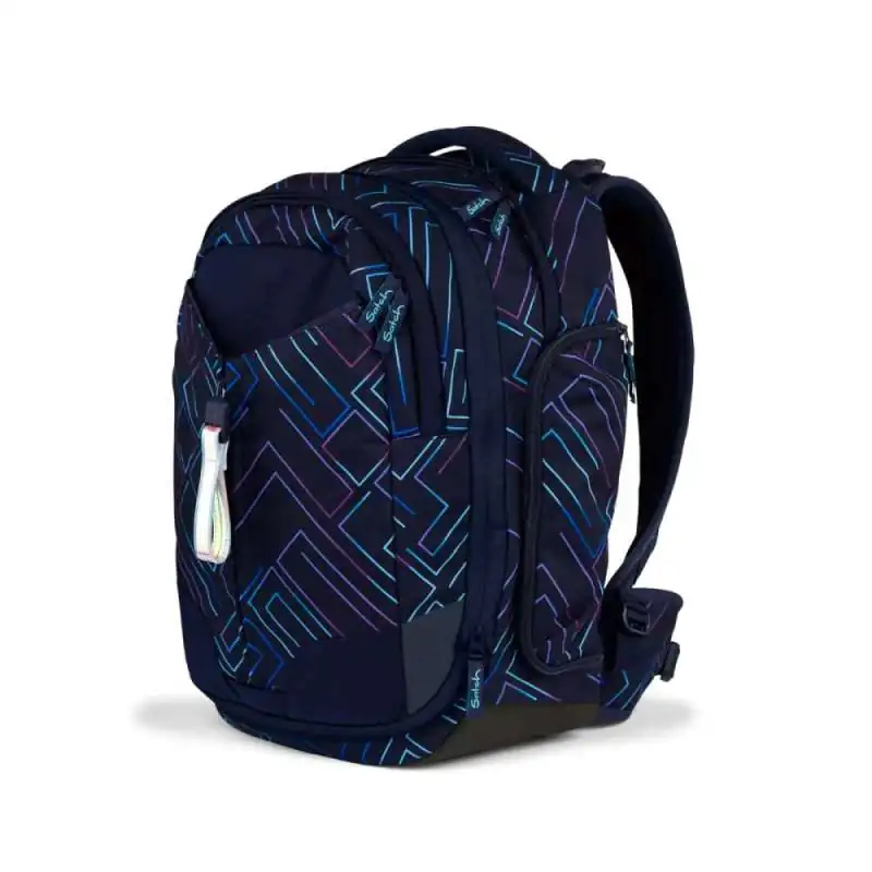 SATCH Schulrucksack match in verschiedenen Farben - Purple Laser vorne links