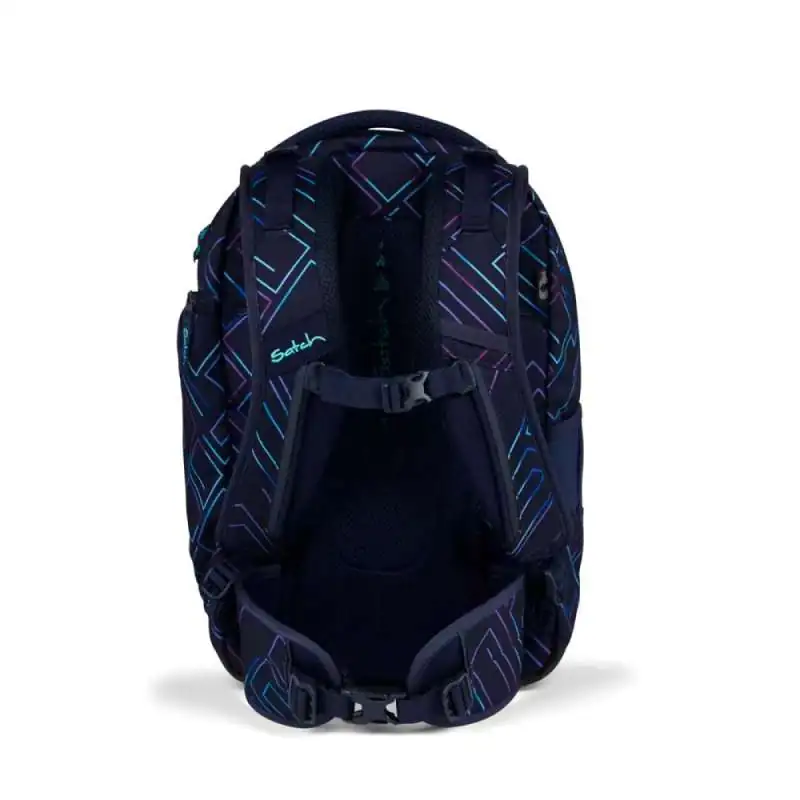 SATCH Schulrucksack match in verschiedenen Farben - Purple Laser hinten