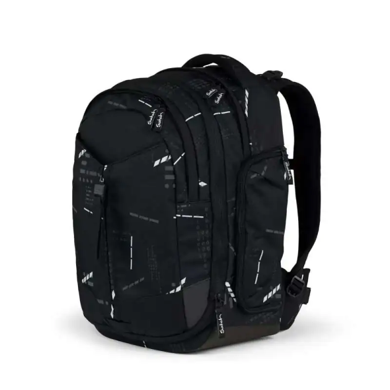 SATCH Schulrucksack match in verschiedenen Farben - Ninja Matrix vorne links