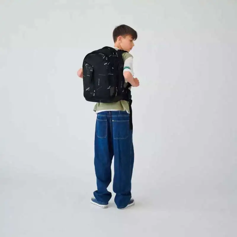 SATCH Schulrucksack match in verschiedenen Farben - Ninja Matrix Junge hinten