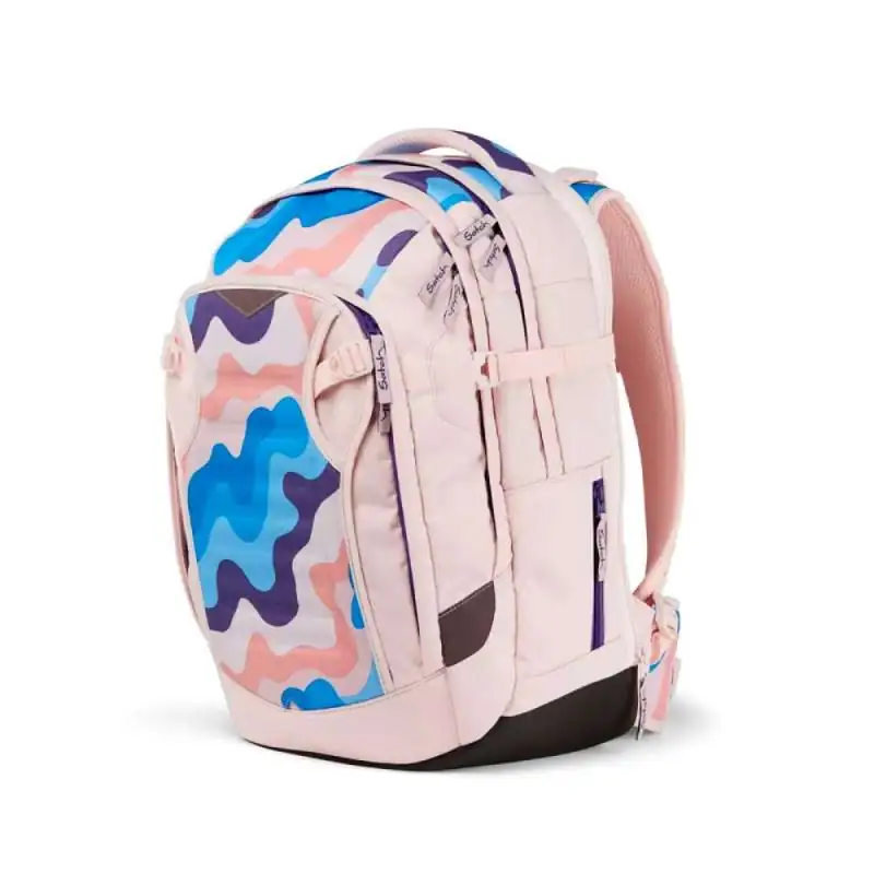 SATCH Schulrucksack match in verschiedenen Farben - Candy Clouds vorne links