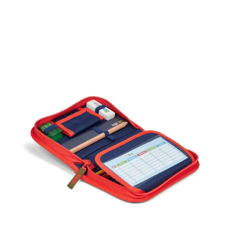 ERGOBAG Federmäppchen - in verschiedene Farben - FeuerspeiBär offen