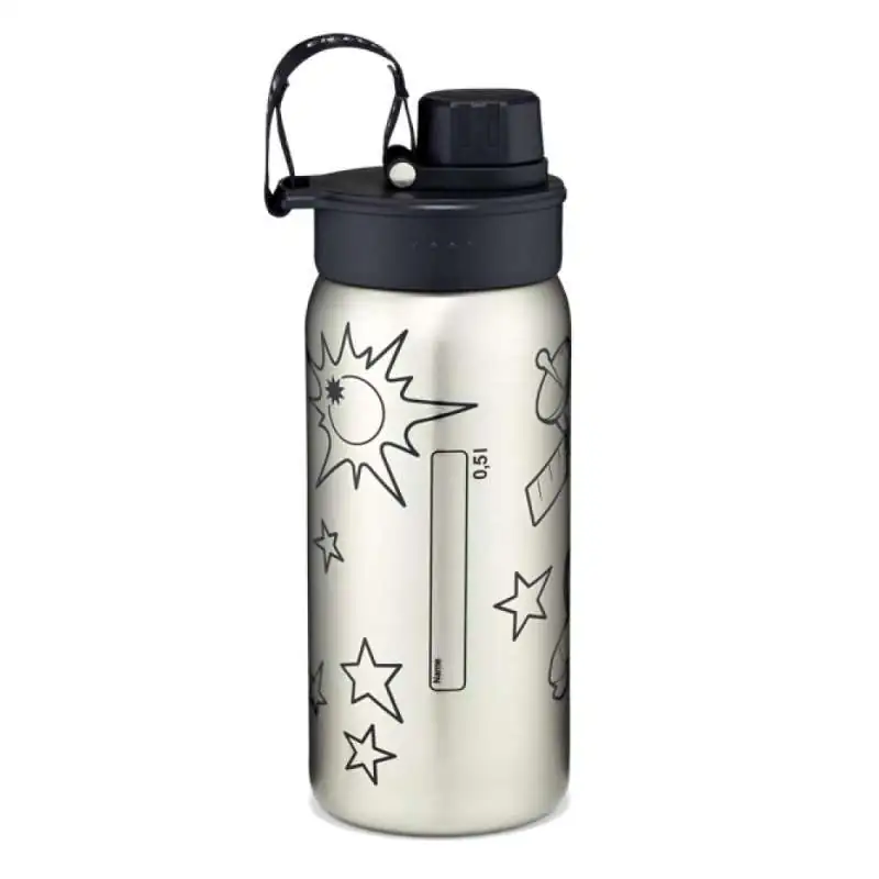 ERGOBAG Trinkflasche - Black hinten