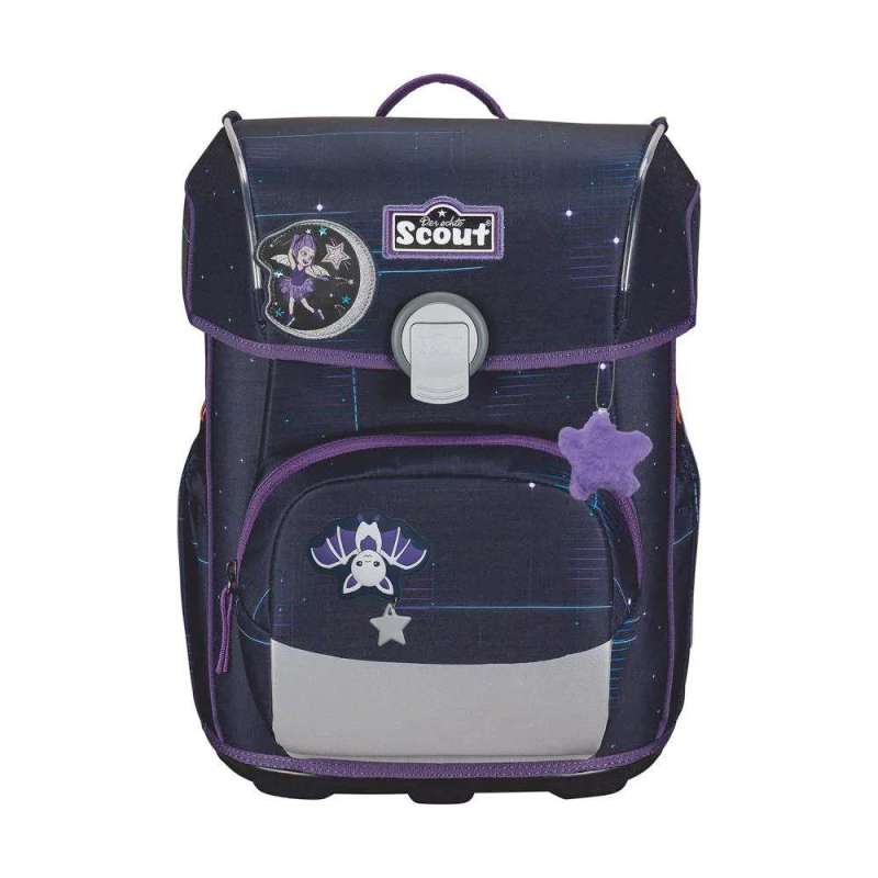 SCOUT Schulranzen Set Neo Exklusiv Neo Safety Light Spooky Starlight Vorderseite