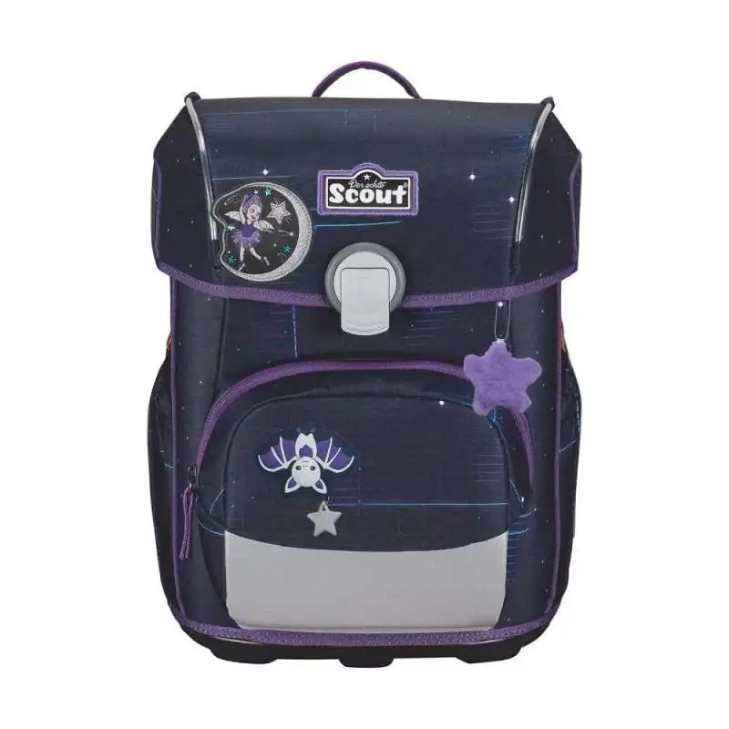 SCOUT Schulranzen Set Neo Exklusiv Neo Safety Light Spooky Starlight Vorderseite
