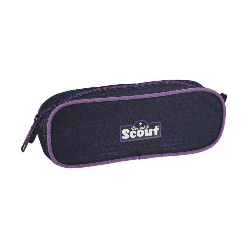 SCOUT Schulranzen Set Neo Exklusiv Neo Safety Light Spooky Starlight Schlampermäppchen