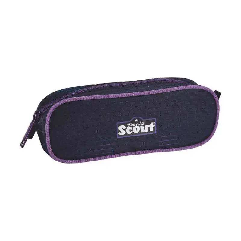 SCOUT Schulranzen Set Neo Exklusiv Neo Safety Light Spooky Starlight Schlampermäppchen