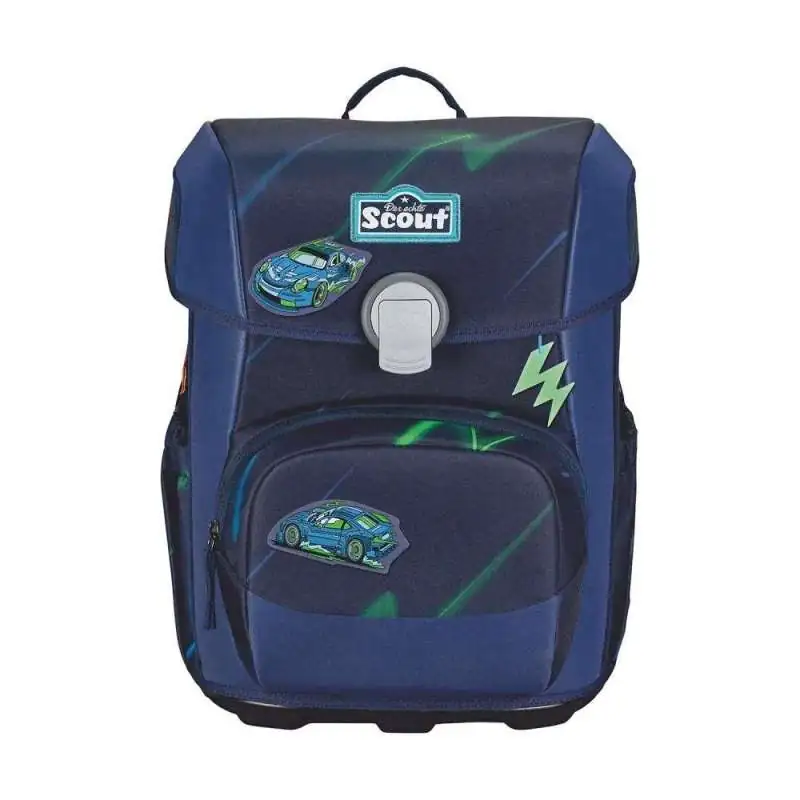 SCOUT Schulranzen Set Neo Exklusiv Superflash City Lights Vorderseite