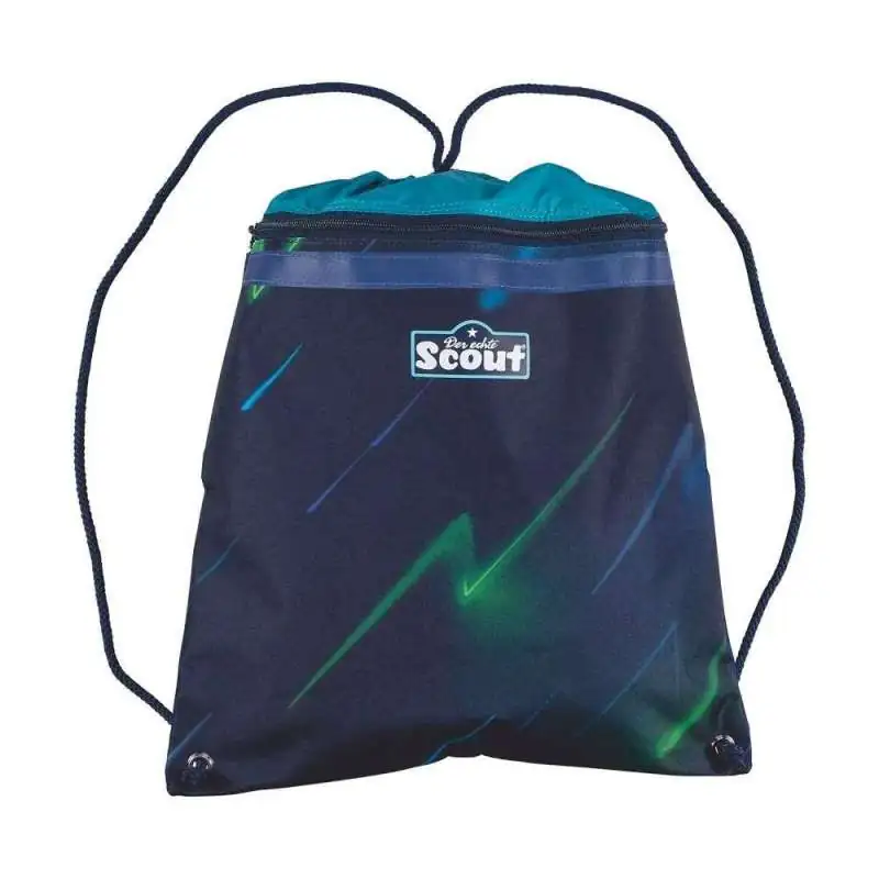 SCOUT Schulranzen Set Neo Exklusiv Superflash City Lights Sportbeutel