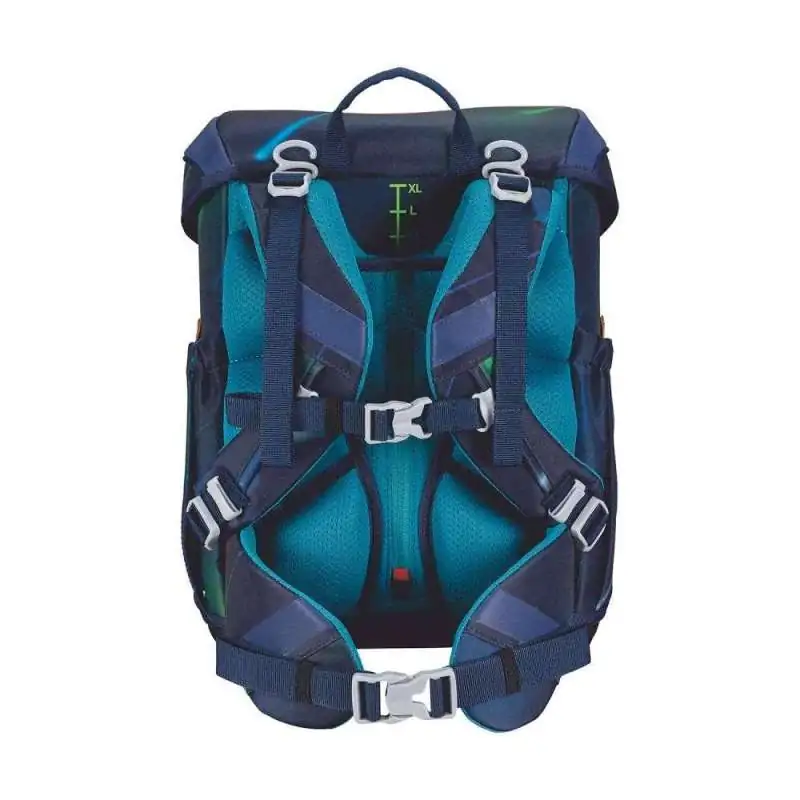 SCOUT Schulranzen Set Neo Exklusiv Superflash City Lights Rückseite
