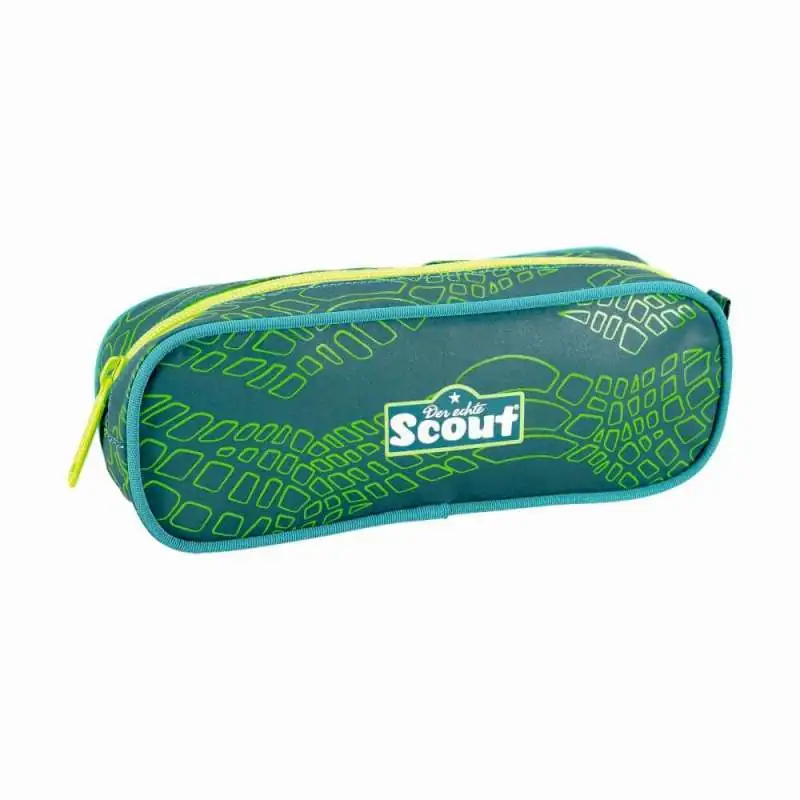 SCOUT Schulranzen Set Neo Exklusiv Superflash Lizard Schlampermäppchen