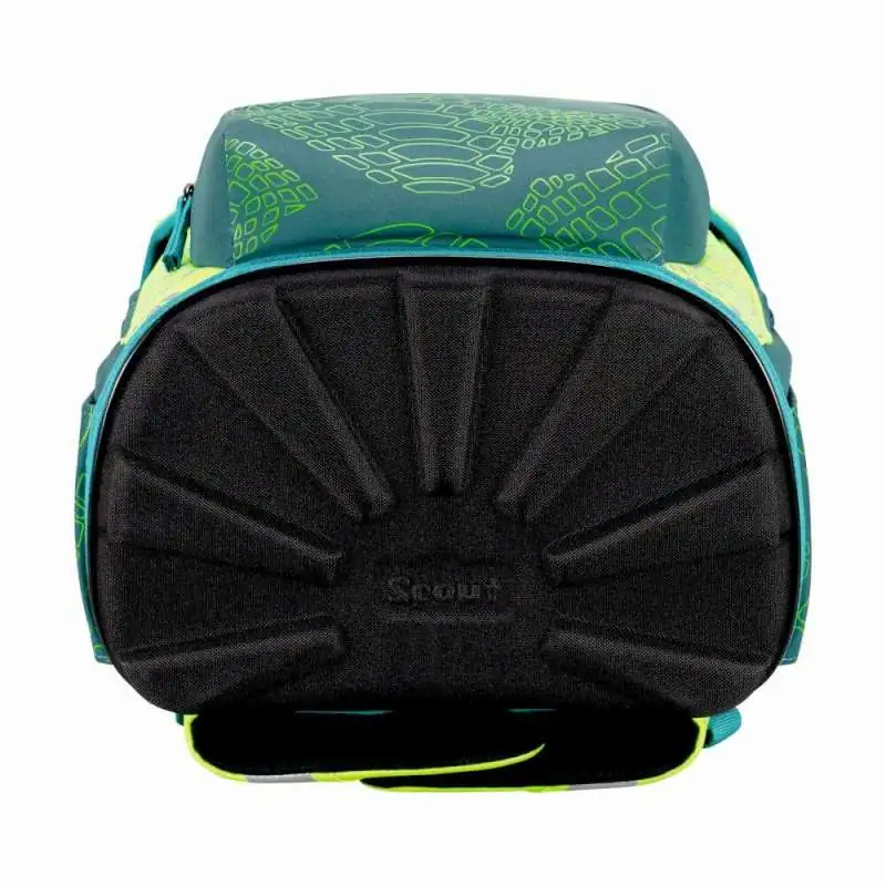 SCOUT Schulranzen Set Neo Exklusiv Superflash Lizard Boden