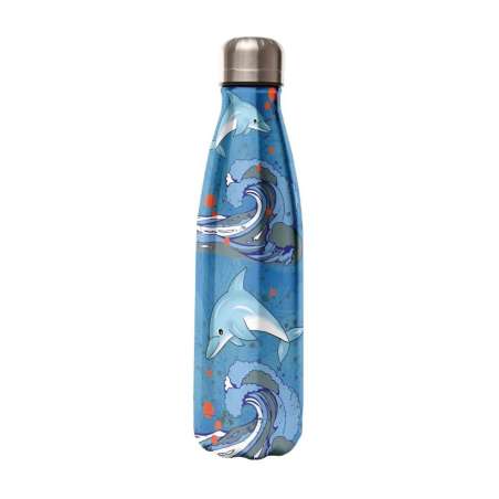 XANADOO Edelstahl Trinkflasche Delfin