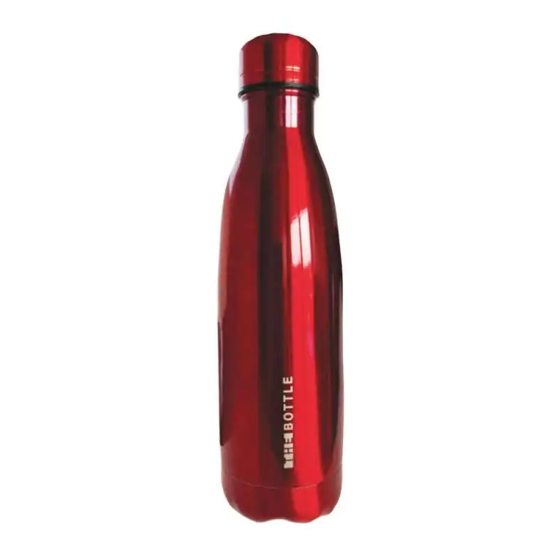 XANADOO Edelstahl Trinkflasche Metallic Rot