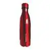 XANADOO Edelstahl Trinkflasche Metallic Rot