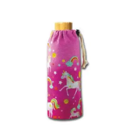 XANADOO Glas Trinkflasche Einhorn