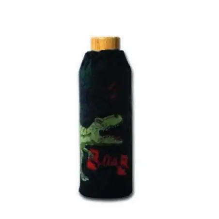 XANADOO Glas Trinkflasche Dinosaurier2