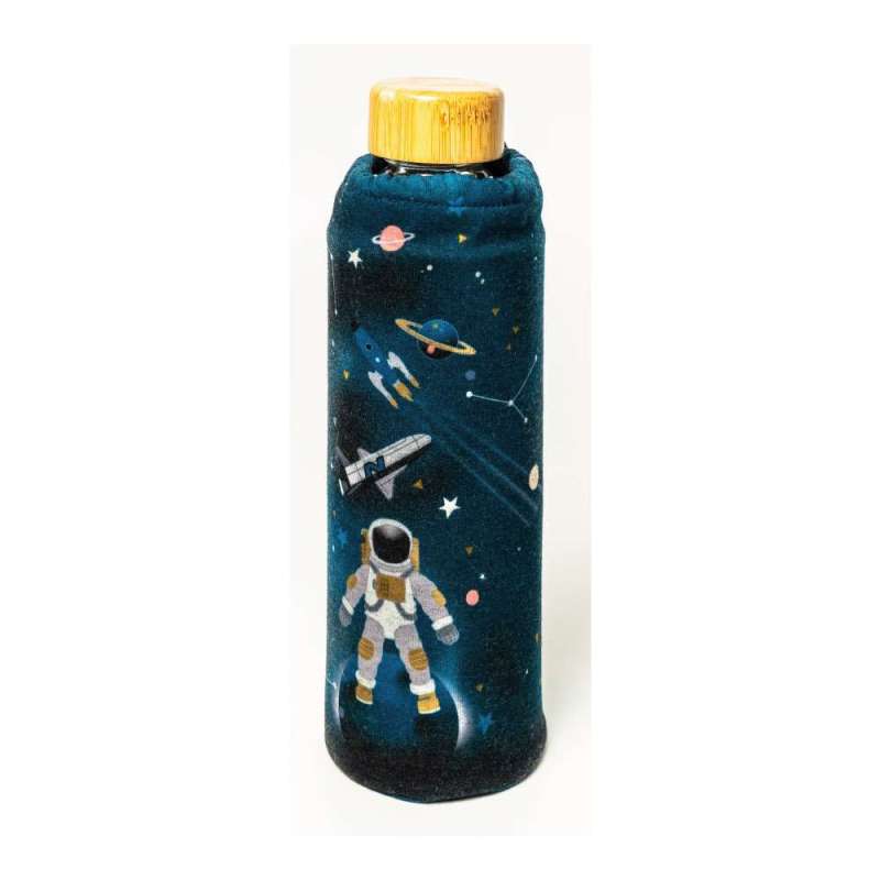 XANADOO Glas Trinkflasche Astronaut