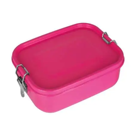 XANADOO Edelstahl Brotdose Neonpink