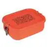 XANADOO Edelstahl Brotdose Neonorange Tattoo1