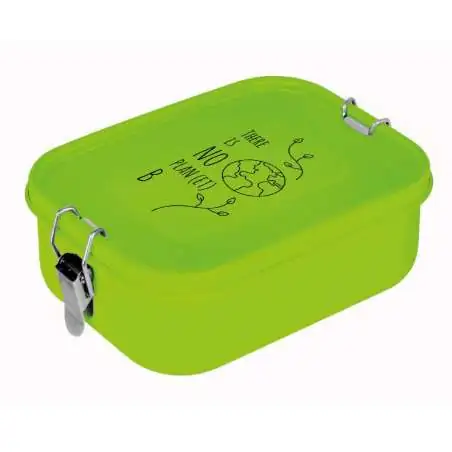 XANADOO Edelstahl Brotdose Neongrün Tattoo1