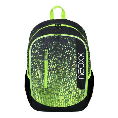 NEOXX Schulrucksack Flow Pixel in my mind Vorderseite