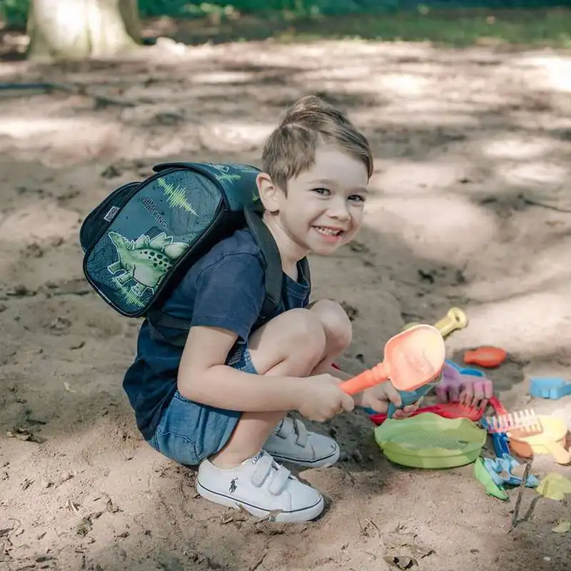 SCOOLI Vorschulranzen Cutie Jurassic World mit Kind