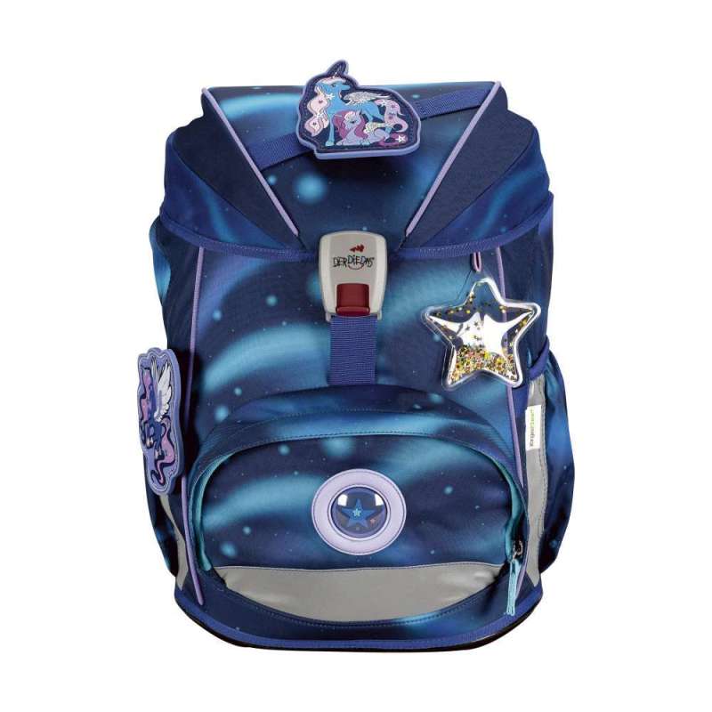 DERDIEDAS Schulrucksack ErgoFlex Set - 6 tlg. Luna Front