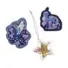 DERDIEDAS Schulrucksack ErgoFlex Set - 6 tlg. Luna Wechselbuttons