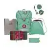 DERDIEDAS Schulrucksack ErgoFlex Set - 6 tlg. Peppermint Pony