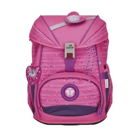 DERDIEDAS Schulrucksack ErgoFlex Set - 6 tlg. Pretty Unicorn Front