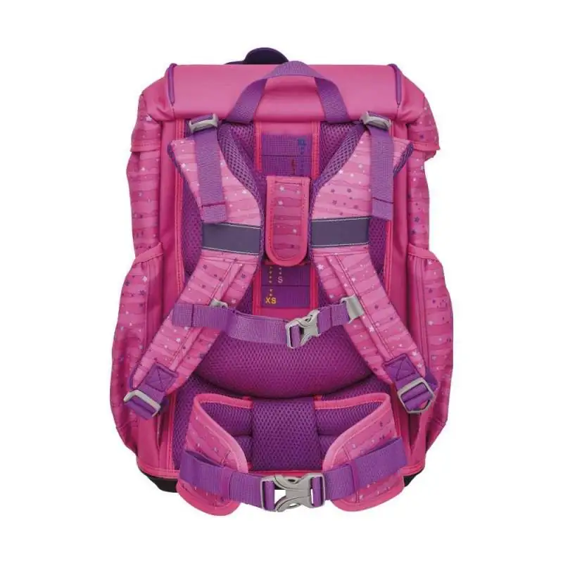 DERDIEDAS Schulrucksack ErgoFlex Set - 6 tlg. Pretty Unicorn Rückansicht Tragegurte