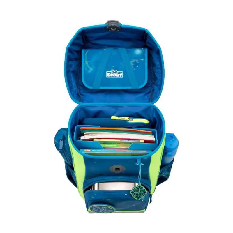SCOUT Schulranzen Set Neo für Jungen Deep sea von oben