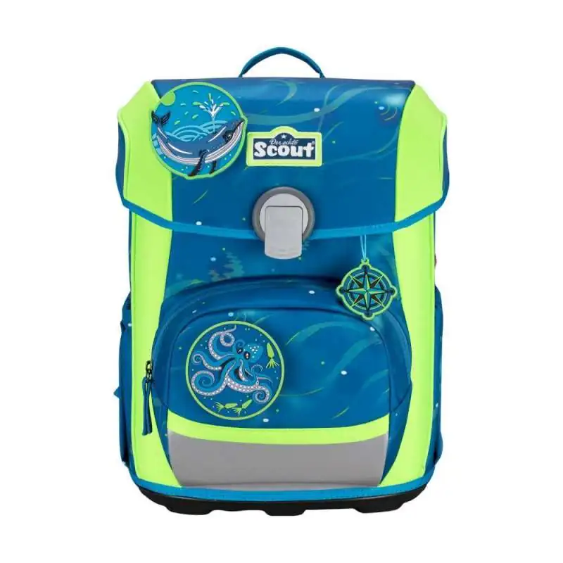 SCOUT Schulranzen Set Neo für Jungen Deep sea Vorderseite
