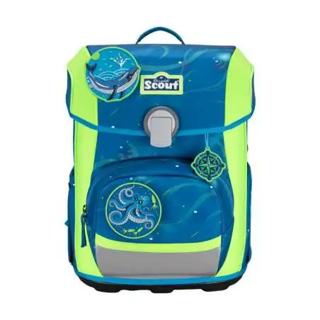 SCOUT Schulranzen Set Neo für Jungen Deep sea Vorderseite