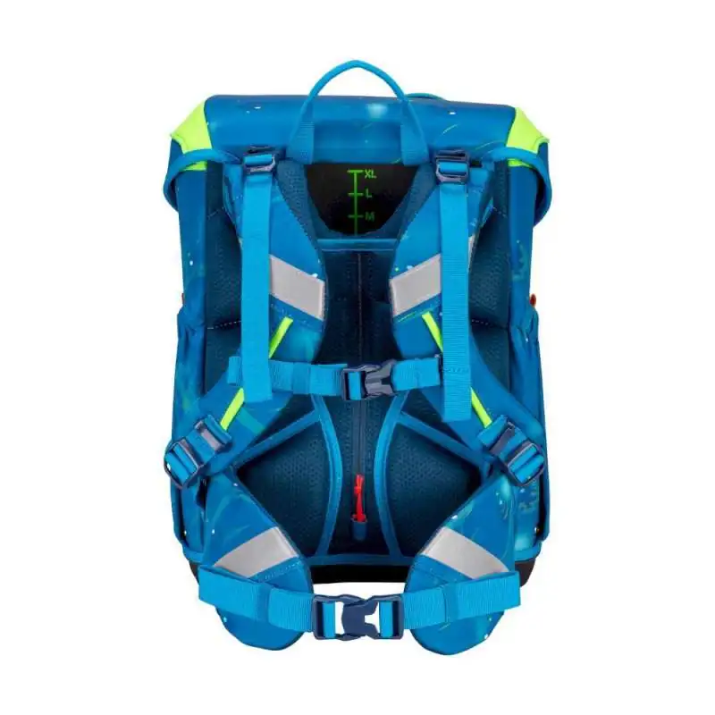 SCOUT Schulranzen Set Neo für Jungen Deep sea Rückenpolsterung
