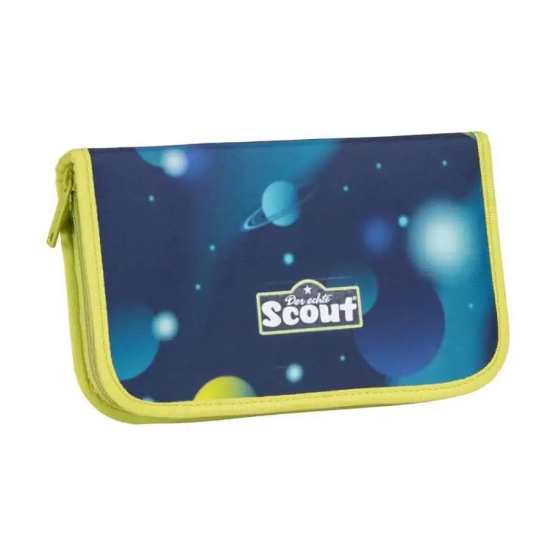 SCOUT Schulranzen Set Neo für Jungen Exklusiv LED Planets Federmäppchen
