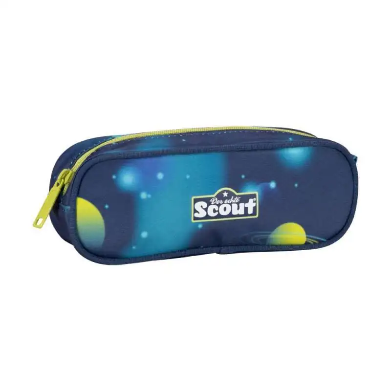 SCOUT Schulranzen Set Neo für Jungen Exklusiv LED Planets Schlampermäppchen
