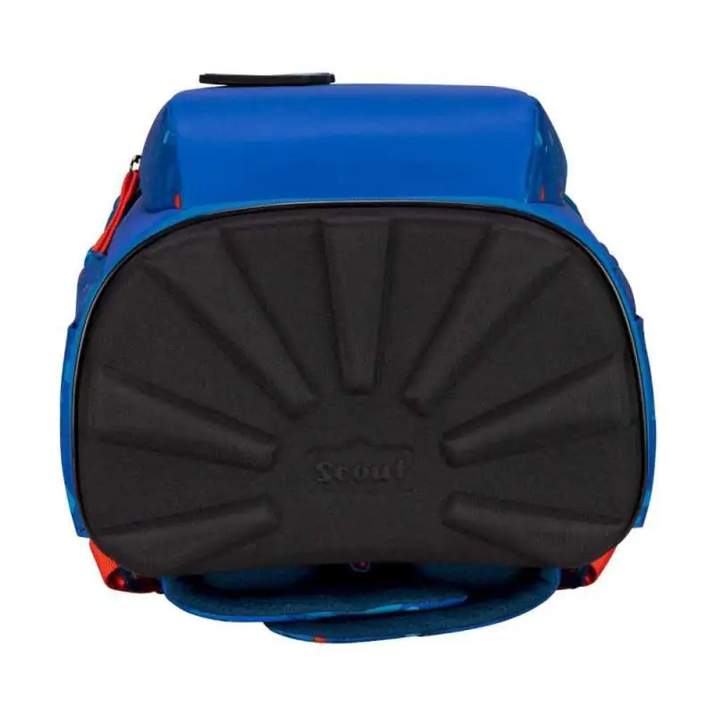 SCOUT Schulranzen Set Neo für Jungen Exklusiv Superflash Blue Dino Boden