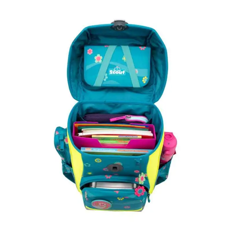 SCOUT Schulranzen Set Neo für Mädchen Little Flowers von oben