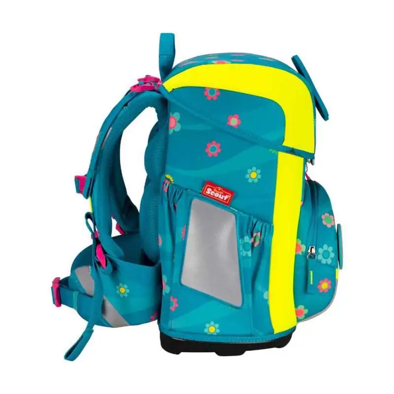 SCOUT Schulranzen Set Neo für Mädchen Little Flowers seitlich