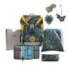 DERDIEDAS Schulrucksack ErgoFlex Set - 6 tlg. Dino Time