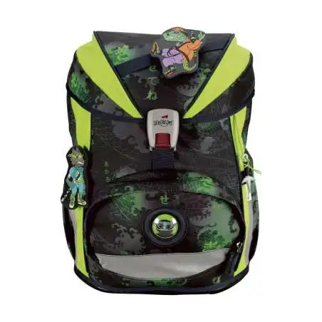 DERDIEDAS Schulrucksack ErgoFlex Set - 6 tlg. Funny Fighter Front