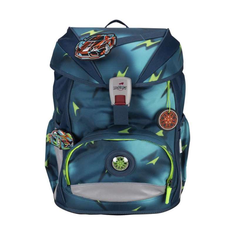 DERDIEDAS Schulrucksack ErgoFlex Set - 6 tlg. Magic Light Front
