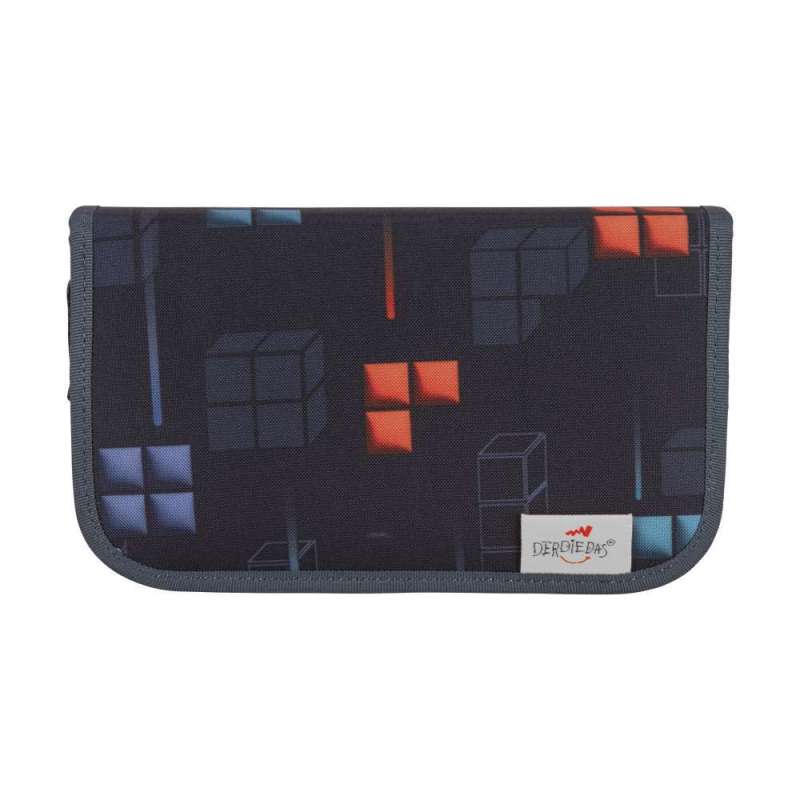 DERDIEDAS Schulrucksack ErgoFlex Set - 6 tlg. Schüleretui Ninja Fighter Front