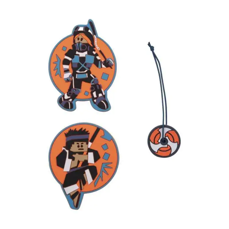 DERDIEDAS Schulrucksack ErgoFlex Set - 6 tlg. Ninja Fighter Wechselbuttons