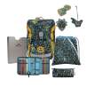 DERDIEDAS Schulrucksack ErgoFlex EASY Set - 6 tlg. Dino Time